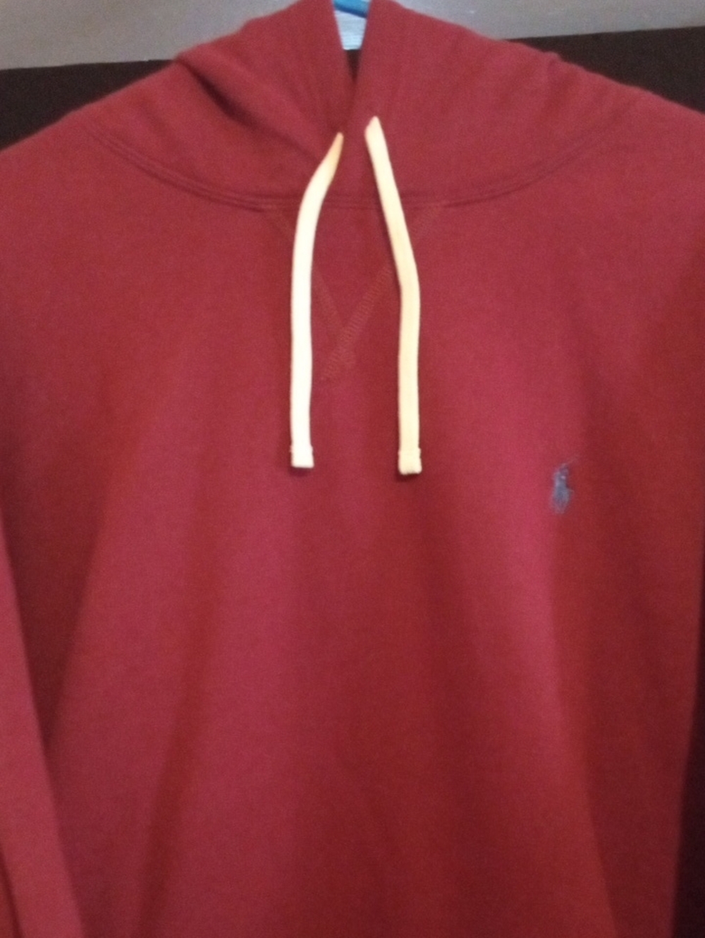 Polo Ralph Lauren Nwot Blood Red Navy Pony Xxl Hoodie 🔥🔥🔥🔥🔥